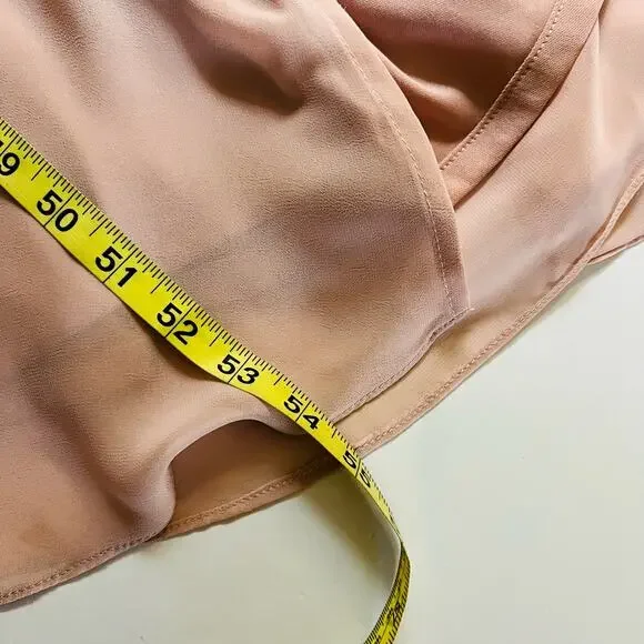 Birdy Grey Theresa Ruffle Trim Spagetti Strap Maxi Dress Size S Small Taupe - Picture 9 of 11